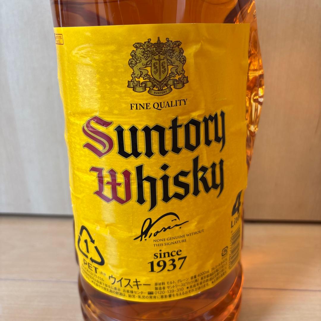 Suntory Whisky 4リットル