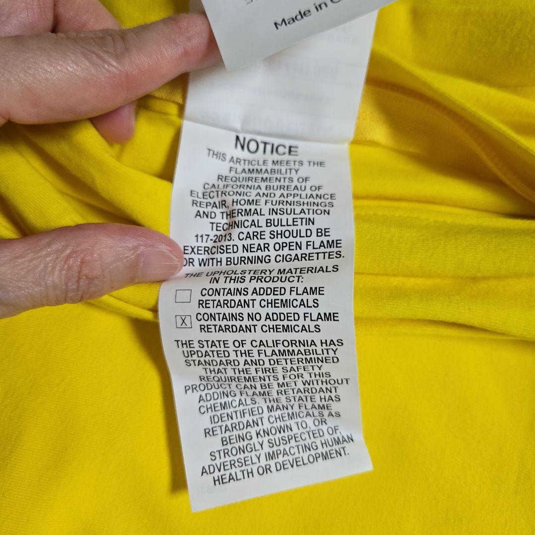 【新品未使用】Yogibo Max カバーのみ　イエロー