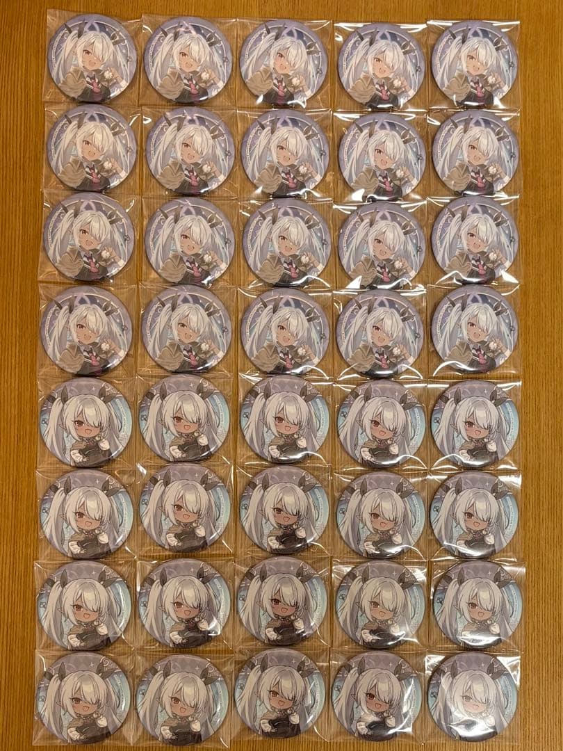 銀鏡イオリ　缶バッジ40個　ブルーアーカイブ福岡凸凹サマーミッション