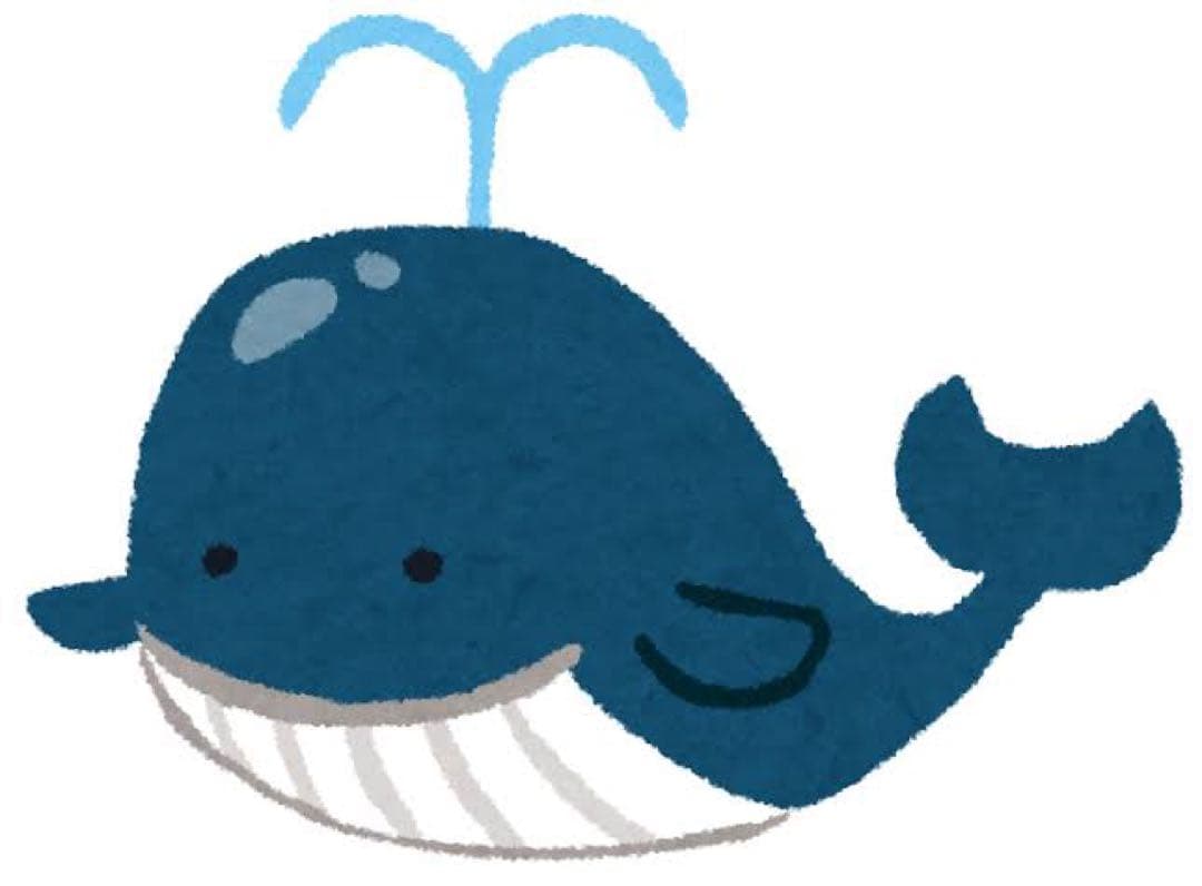 ととさん専用 くじらのぬいぐるみ