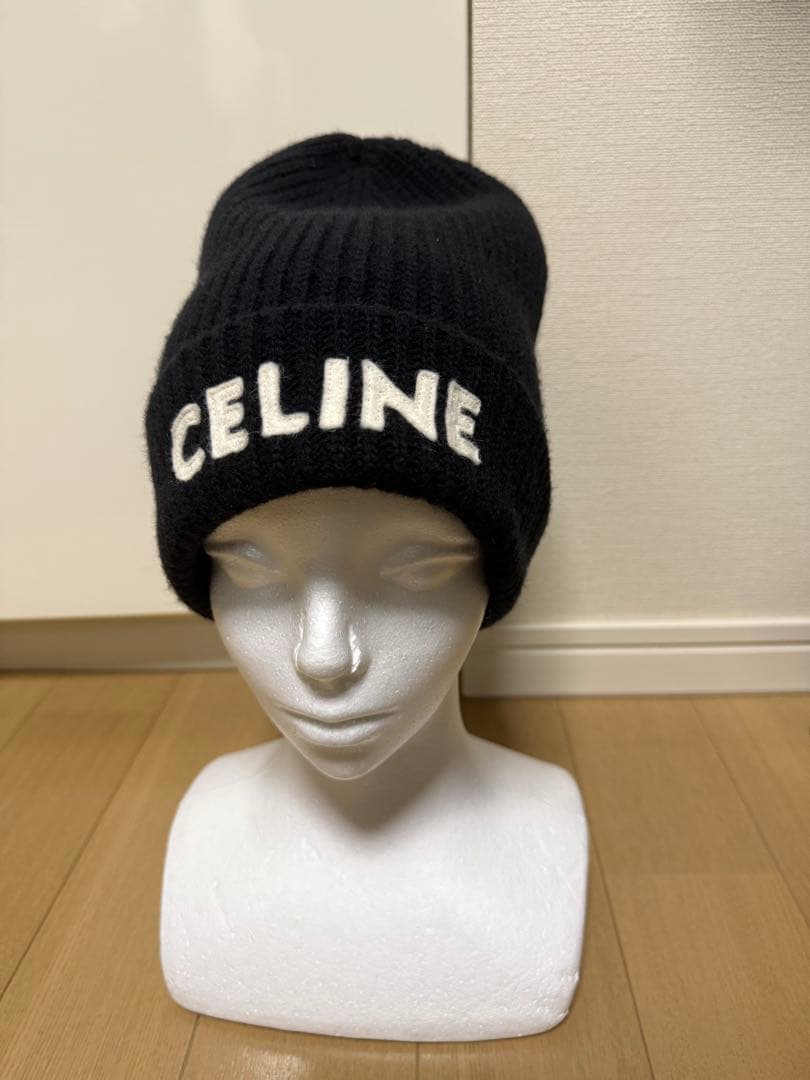 期間限定SALE⭐︎CELINE ブラックニット帽