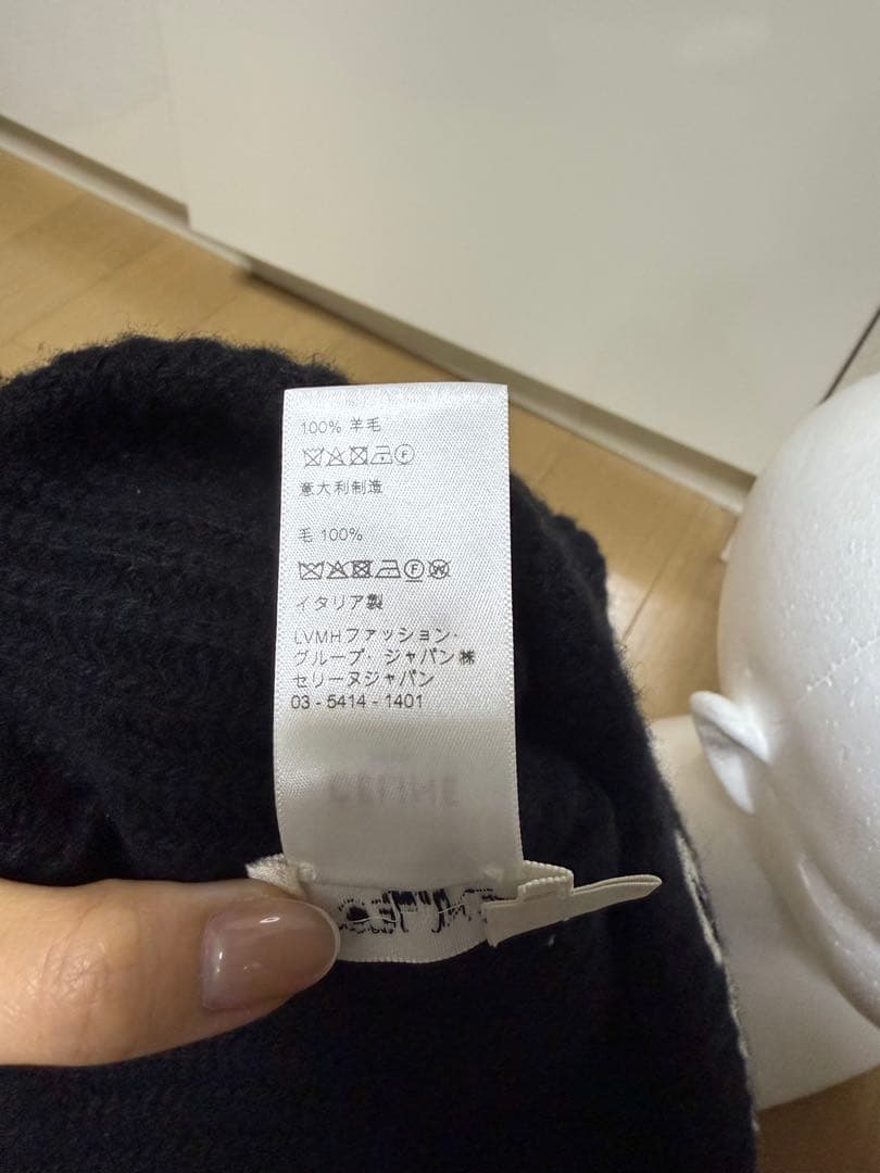 期間限定SALE⭐︎CELINE ブラックニット帽