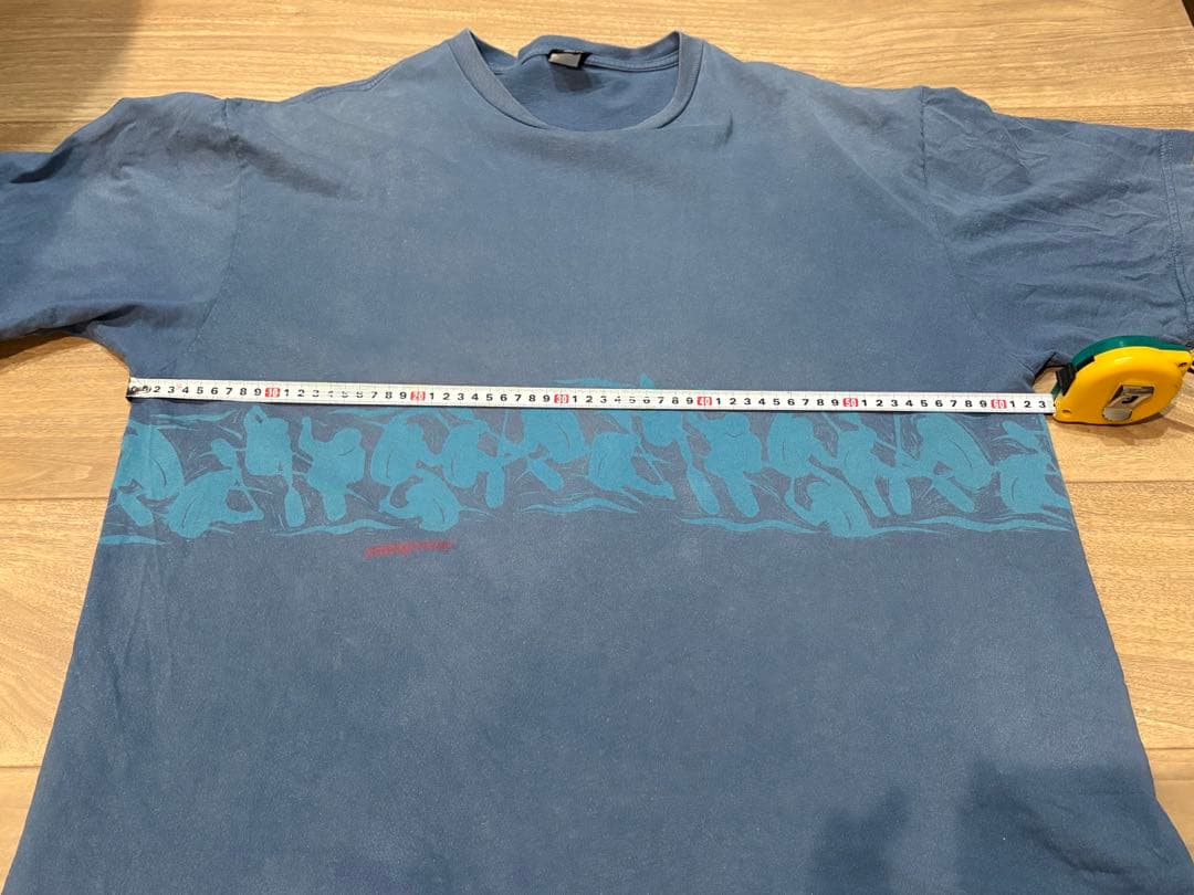 90s USA製 patagonia パタゴニア Tシャツ カヌー フェード