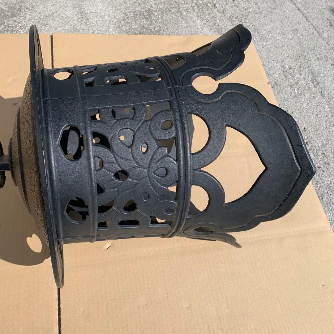 南部鉄器　岩鋳　大型　吊り　燈篭　和風　アンティーク 骨董品 レトロ
