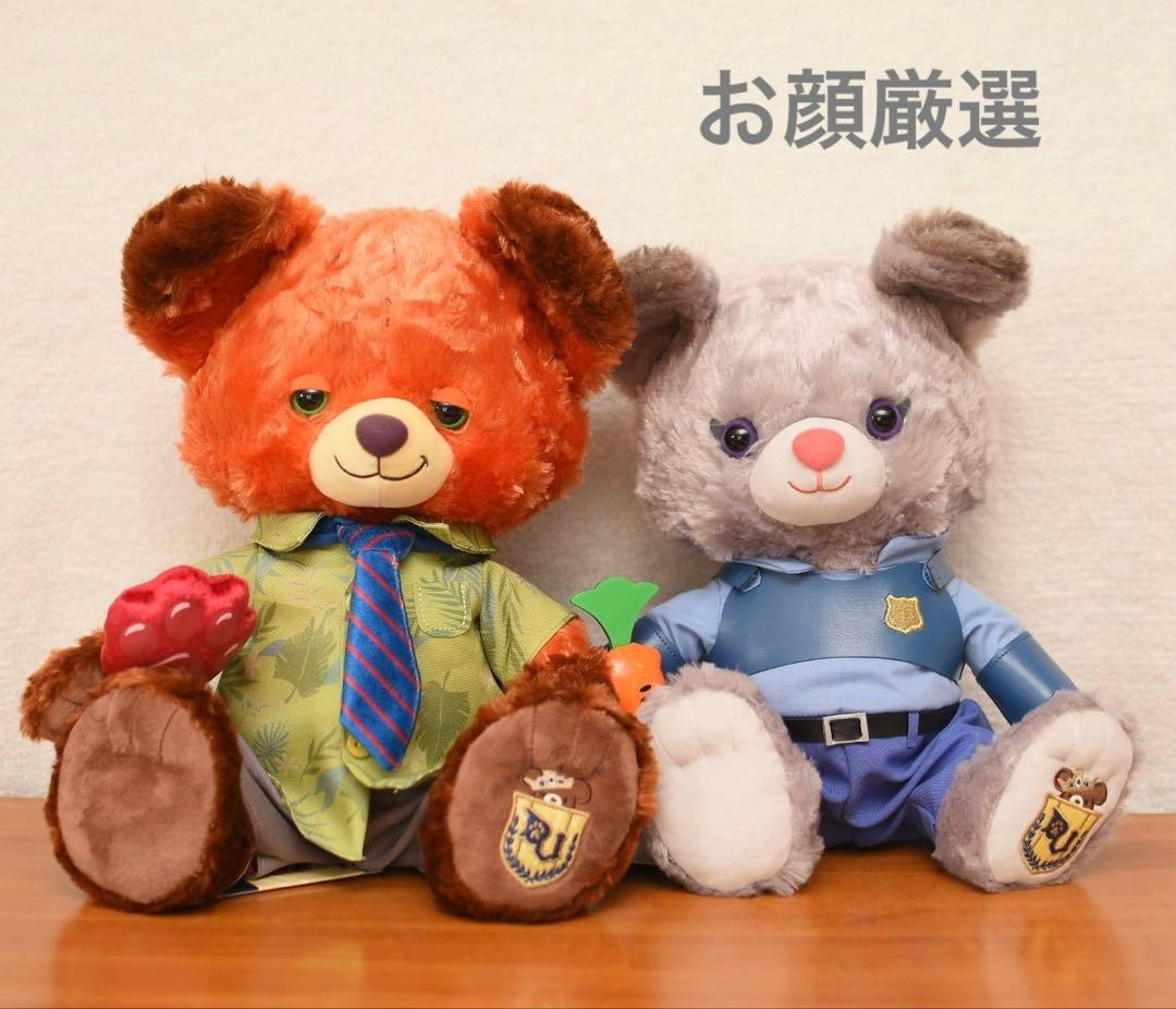 ディズニーストア ユニベアシティ ズートピア ニック ジュディ ぬいぐるみ 2点
