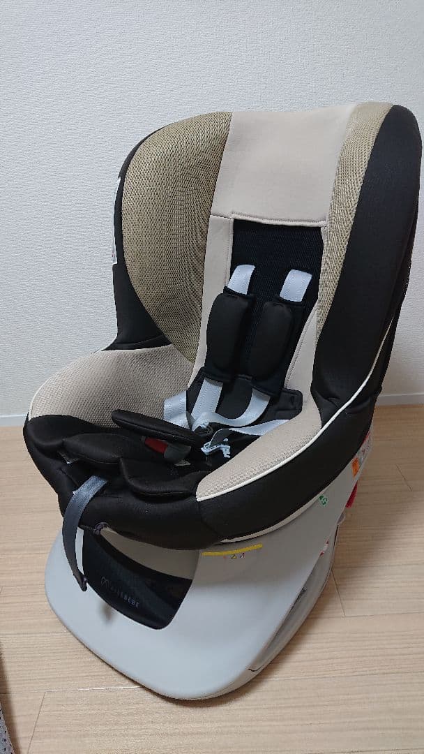 【美品・新生児OK】エールベベ クルットNT プレミアムW ブラウンオレ