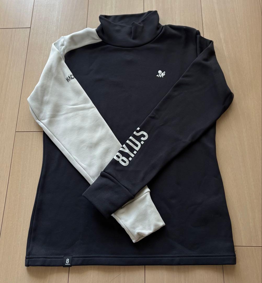 ［美品］HACHIYARDS ハイネックプルオーバー レディース S 黒白