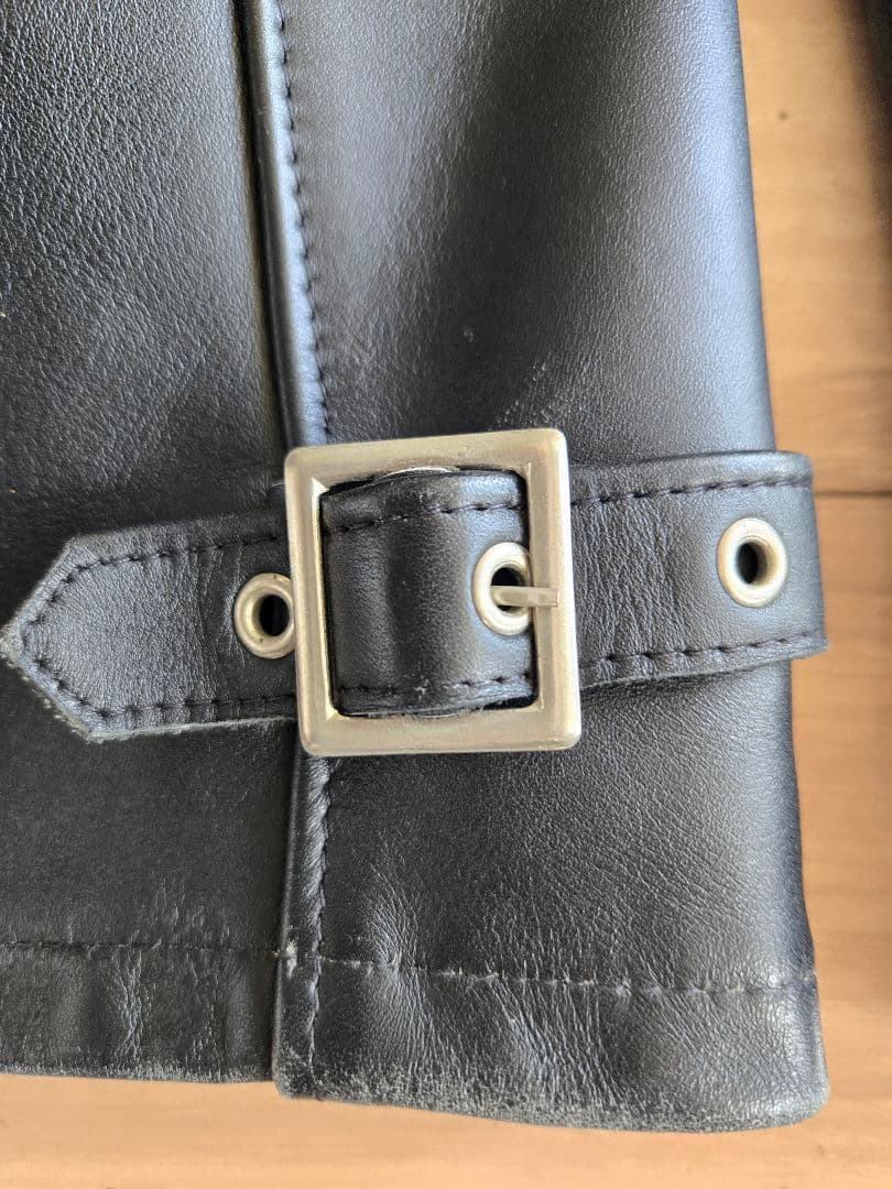 専用のハンガーお付けします！Schott ブラック レザー シングルライダース