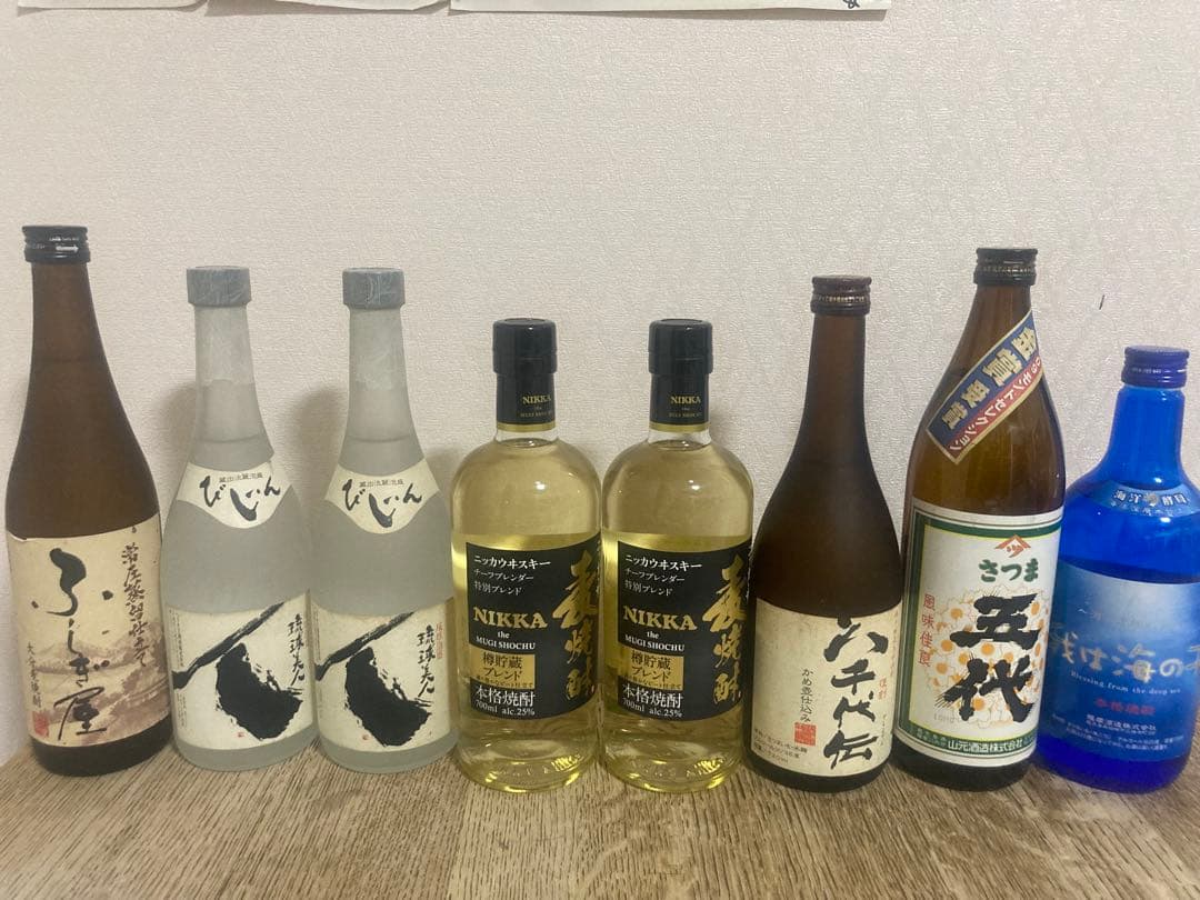 【未開封】焼酎8本詰合せ　NIKKA 焼酎 720ml 25%等