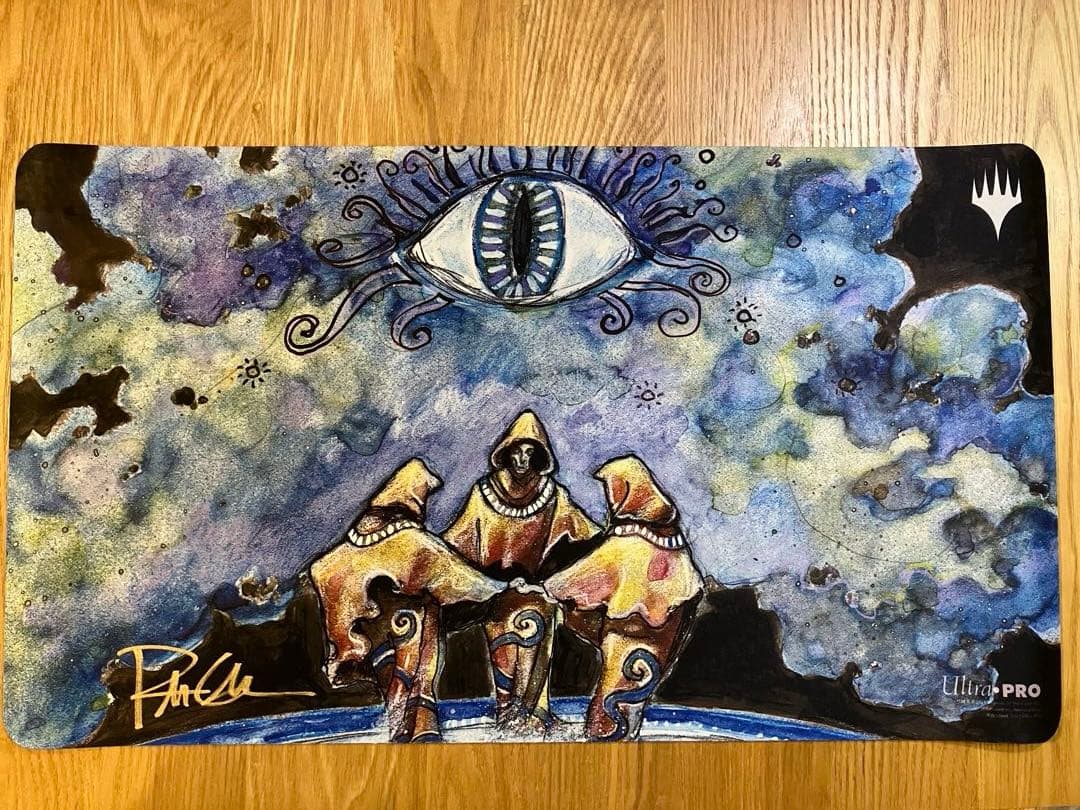 暗黒の儀式　プレイマット サイン入り　rebecca guay レベッカ