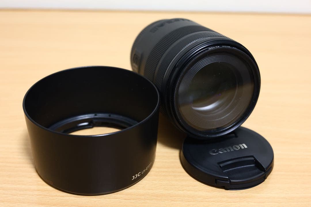 CANON RF85mm F2.0MACRO IS STMフード&フィルター付