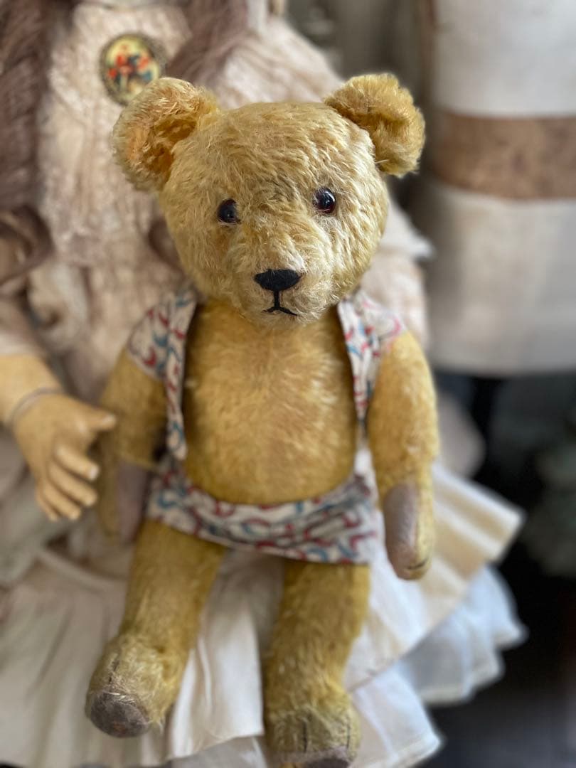 ˚✧₊⁎断捨離SALE品⁎⁺˳✧༚ アンティークテディベアちゃん♡ボロベアさん