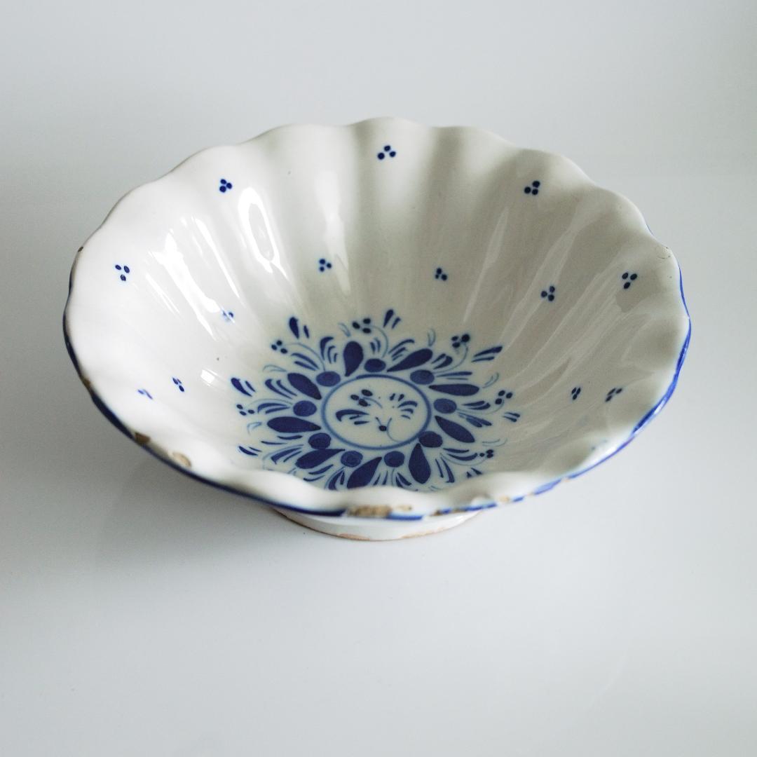 ムスティエ釉 小花柄のサラダボウル
