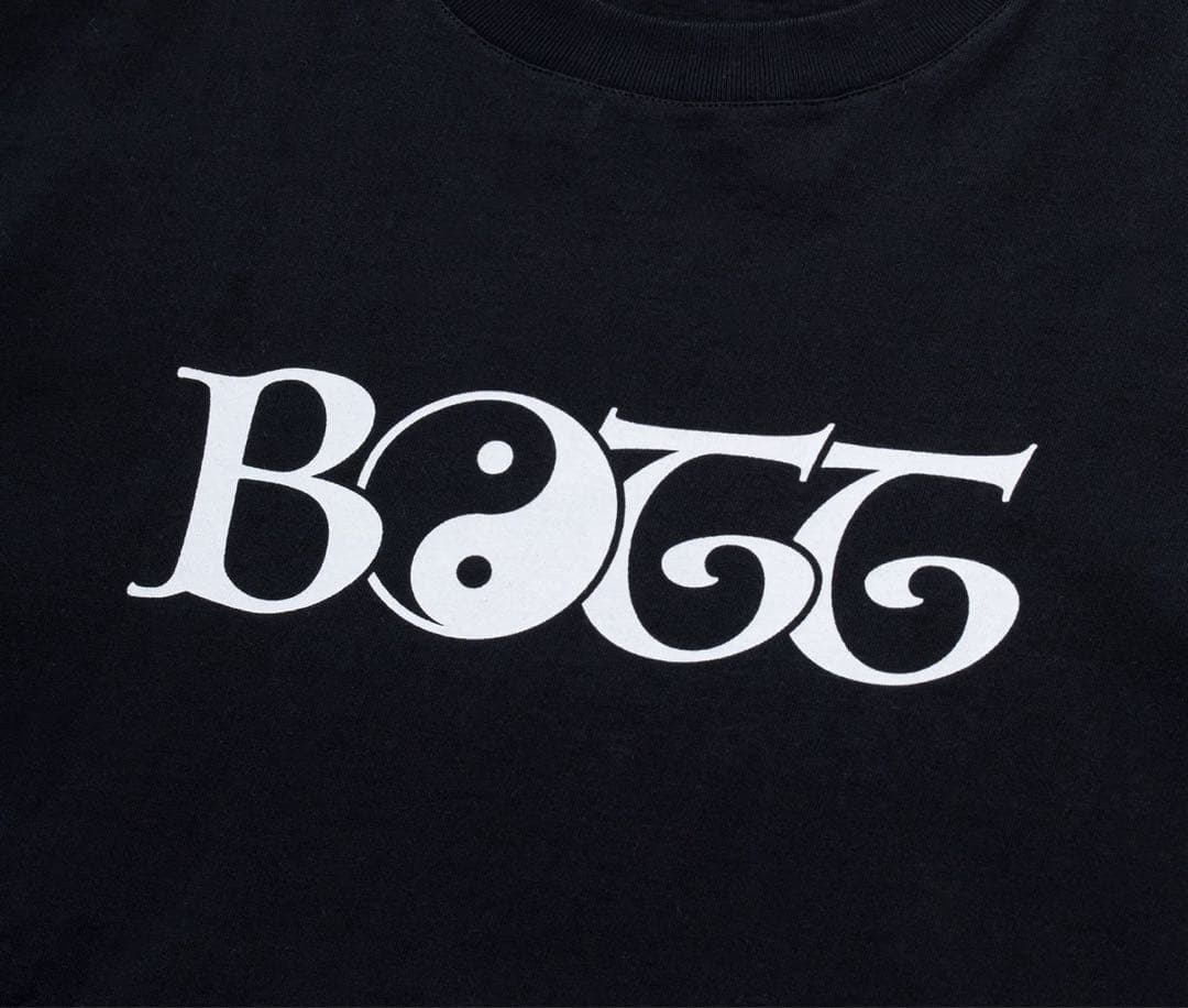新品 BoTT ボット 2Y Tee ロゴ プリント Tシャツ XL 黒