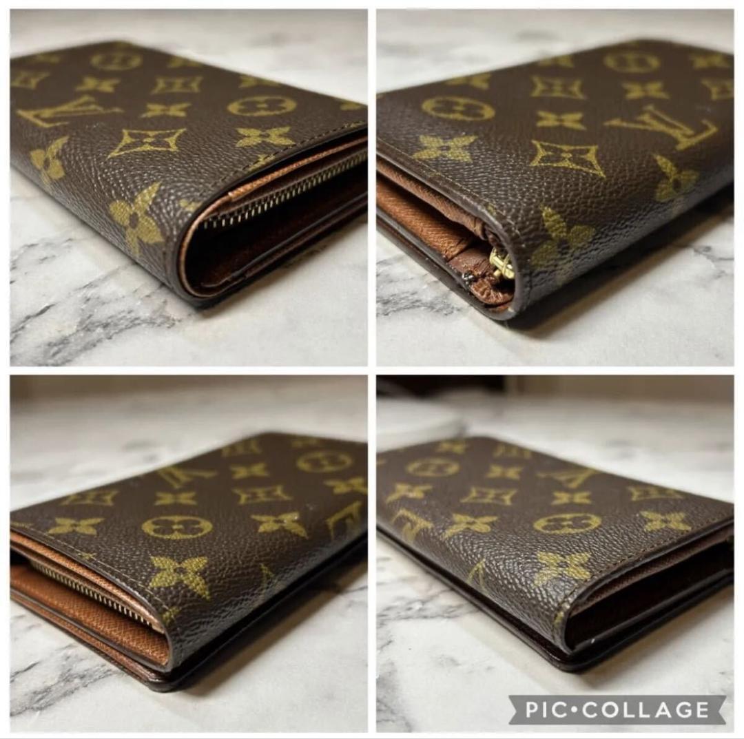 ルイヴィトン 二つ折り財布 ポルトモネビエトレゾール M61730 8540