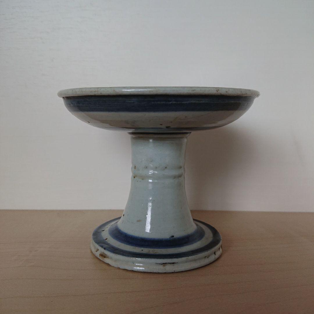 高杯　高月　高台皿　古伊万里　染付