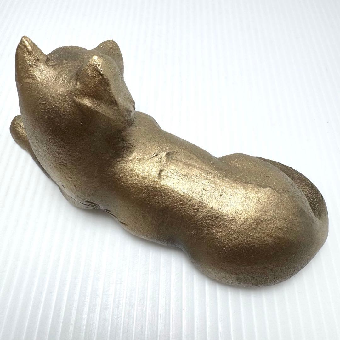 高岡銅器 環水作 日展作家 犬 戌 置物 二匹 鉄 干支 伝統工芸 縁起物