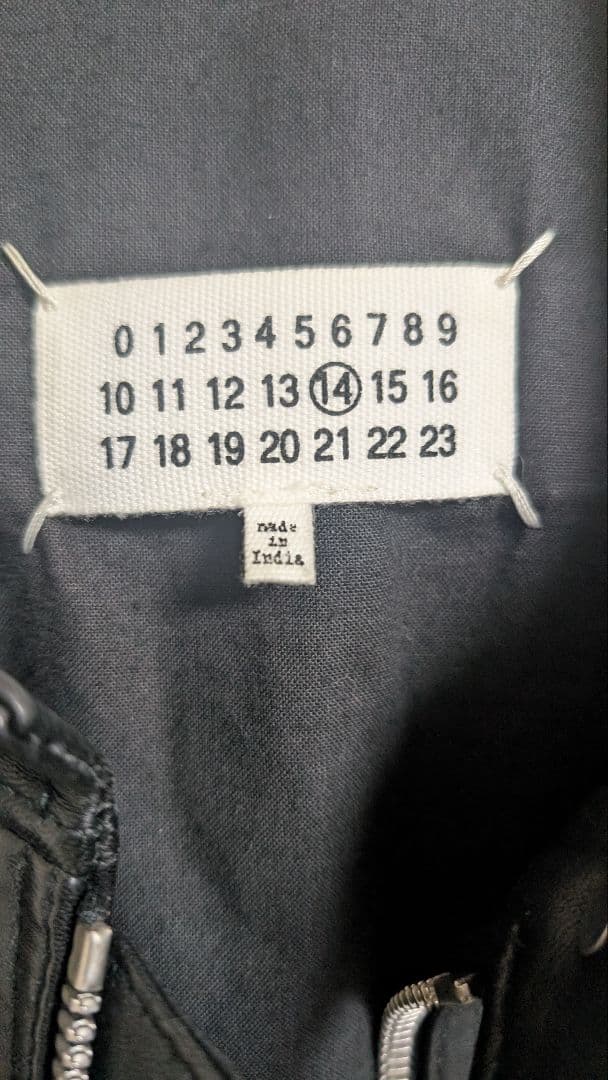 Maison Margiela 5ZIP 2019 ハの字 ライダース48　美品