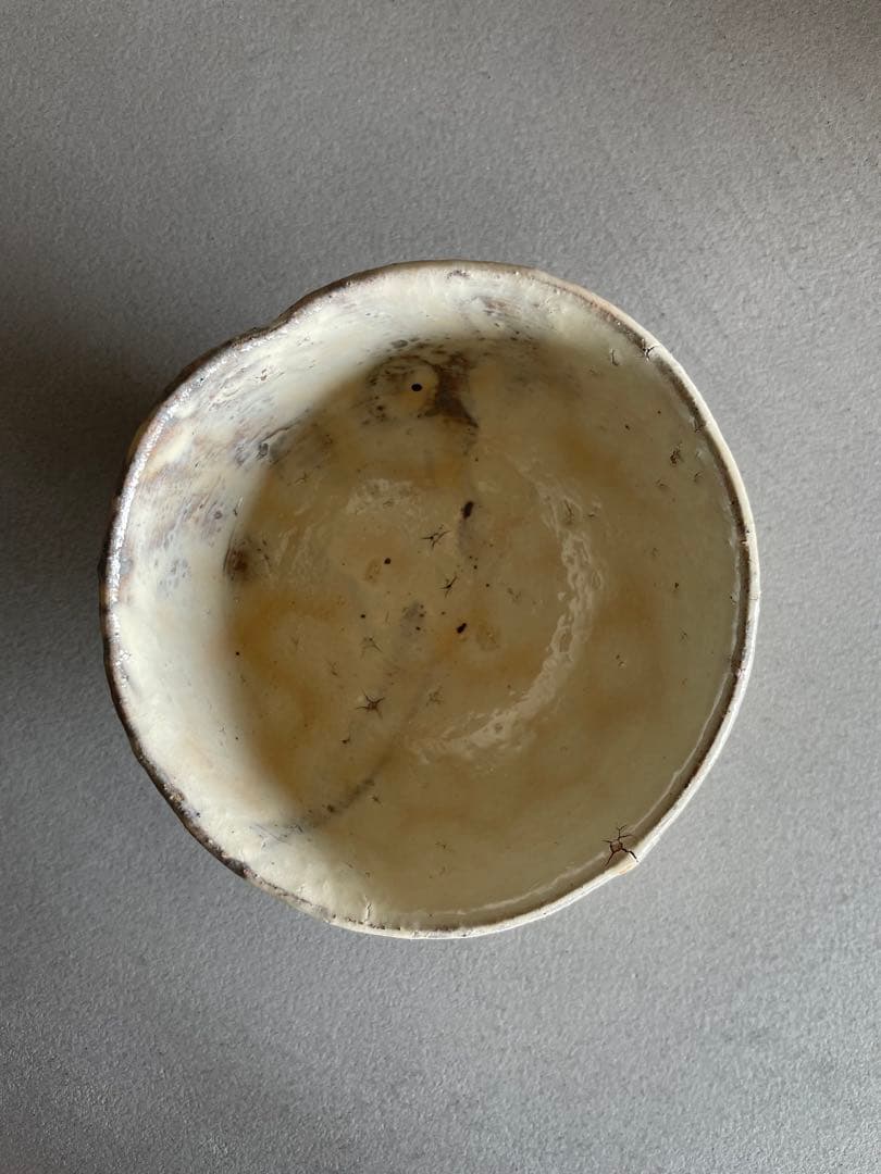 森岡成好 粉引茶碗 抹茶茶碗 小服茶碗 旅茶碗 粉引