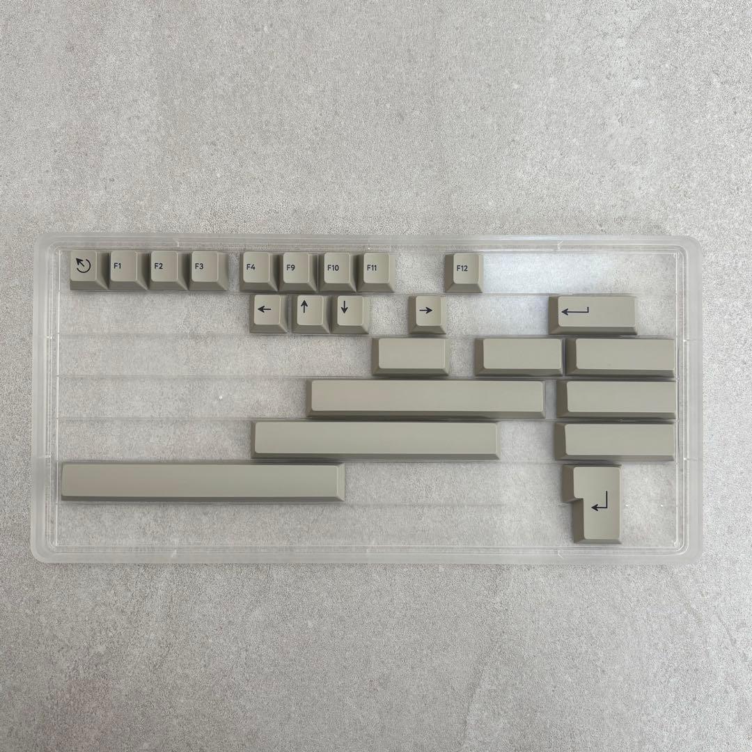 キーボード PBTfans Pastel gray