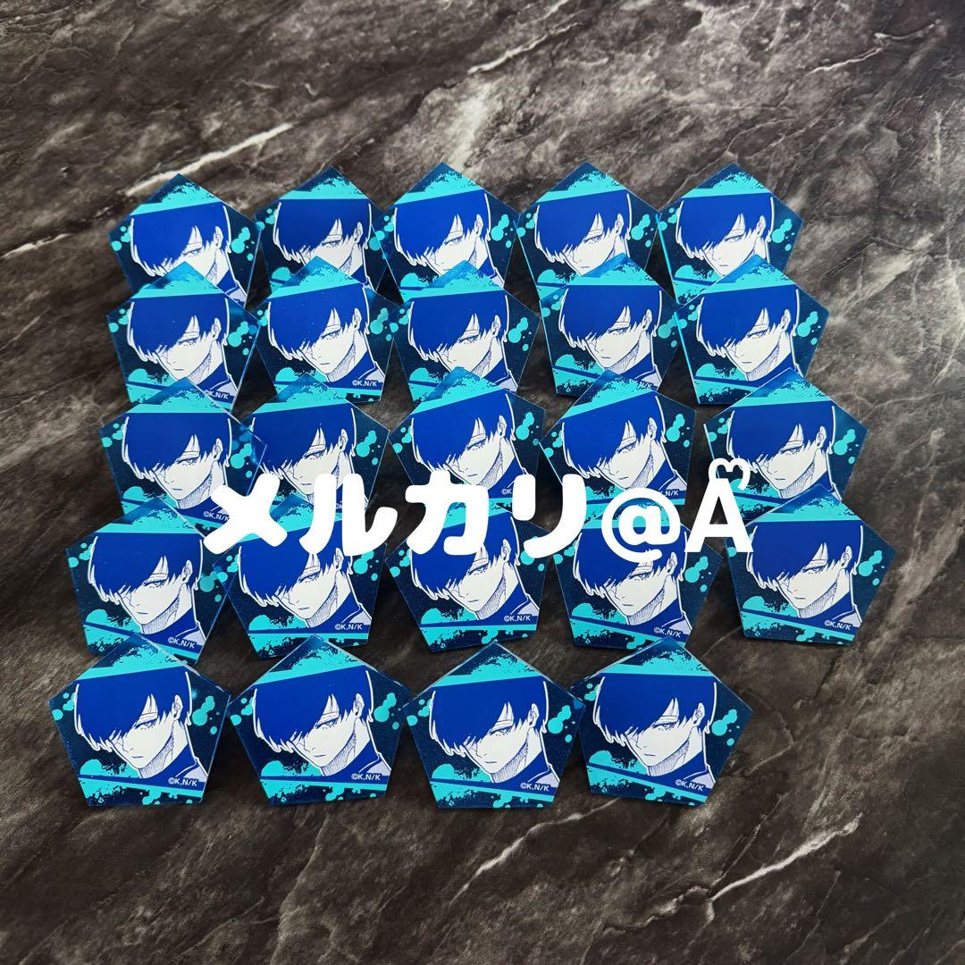 ブルーロック 糸師凛 ラメアクリルバッジ 原作絵 非売品 原画展 24個