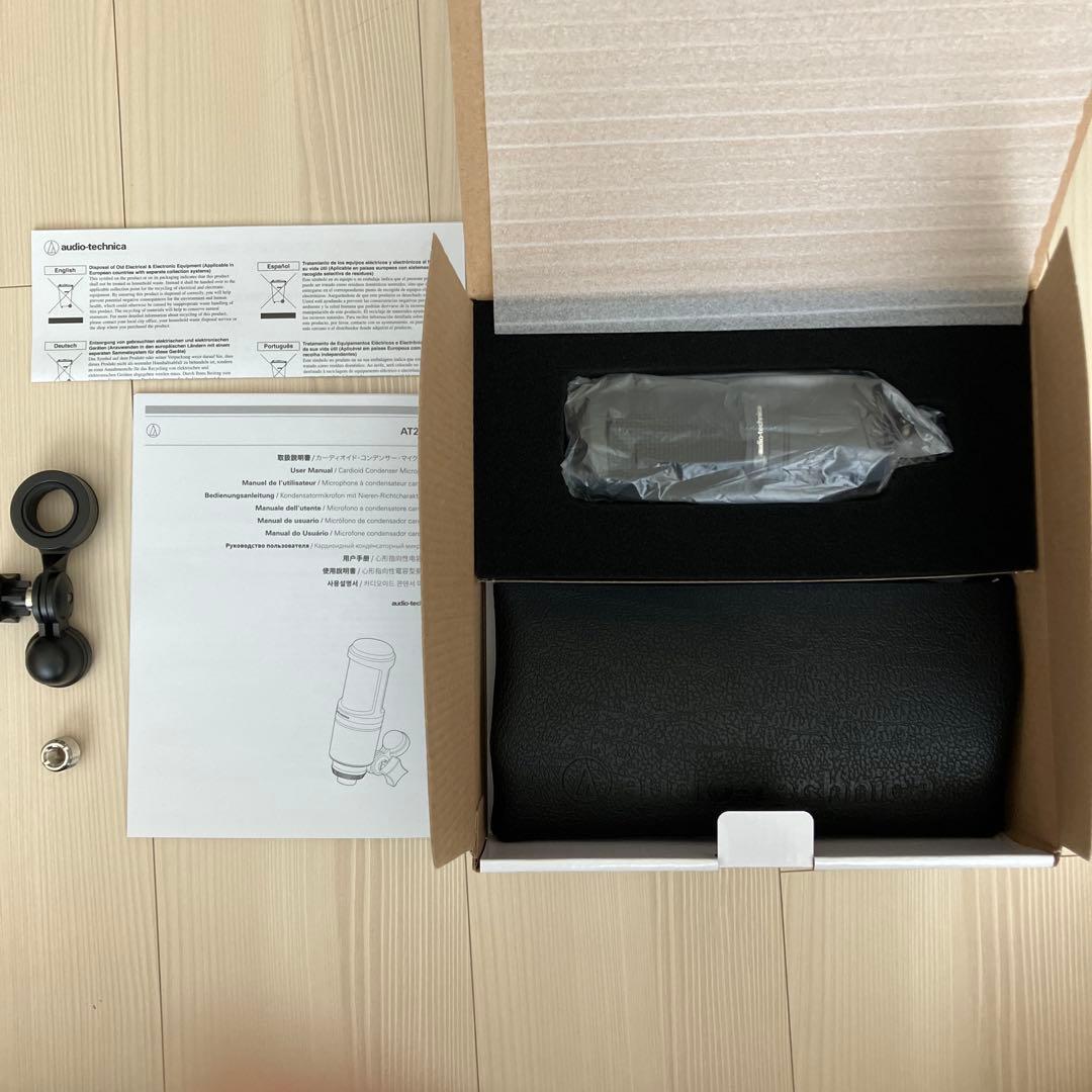 audio-technica AT2020コンデンサーマイク& ケーブルセット