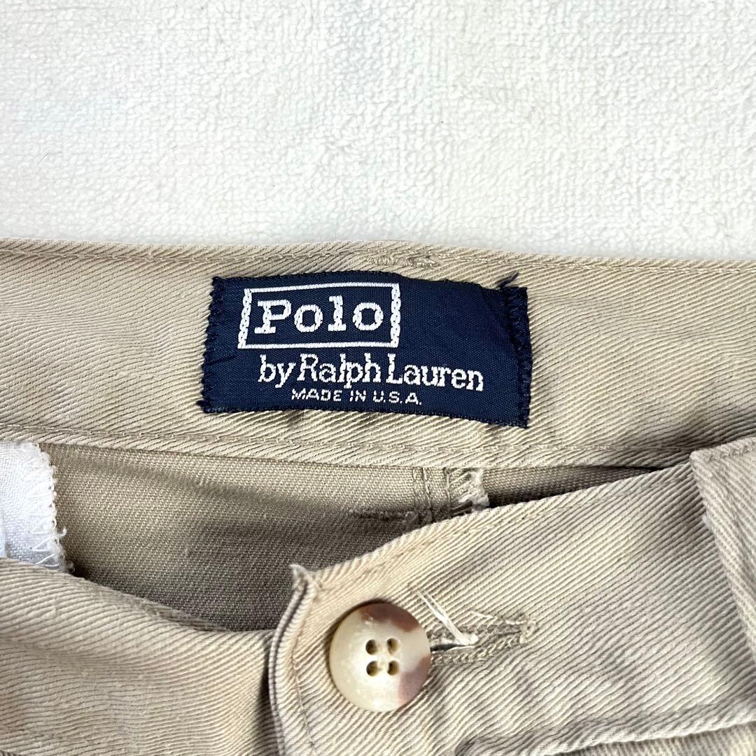 90s USA製 Polo by Ralph Lauren チノパン W30