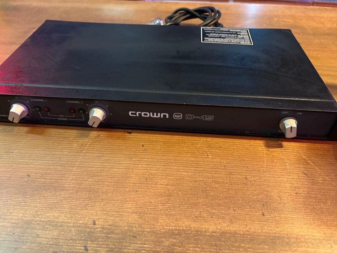 アンプ CROWN / AMCRON D-45 Made in USA