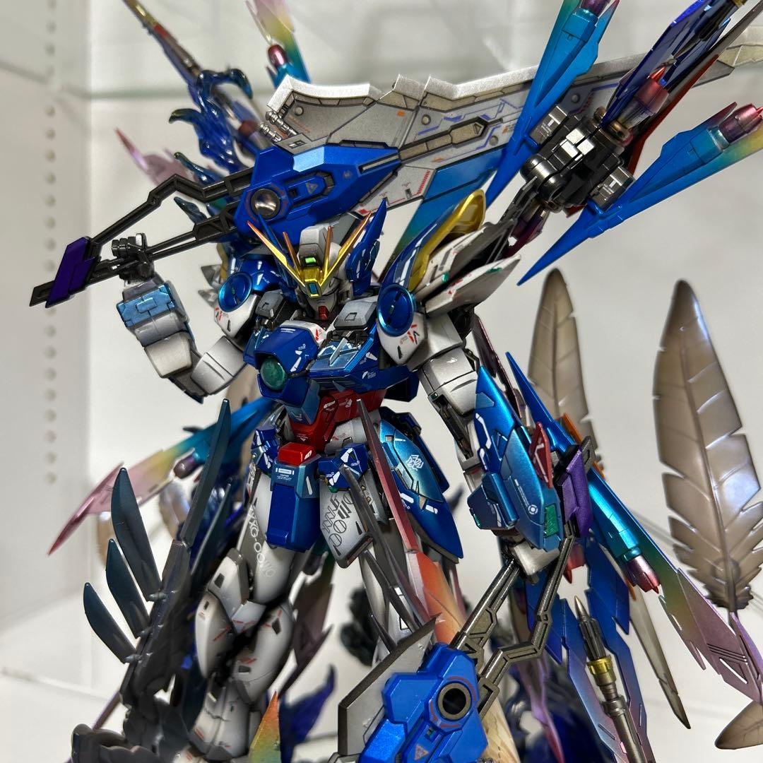 ガンプラ　塗装済み完成品　ウィングガンダムゼロ ew グラデーション塗装
