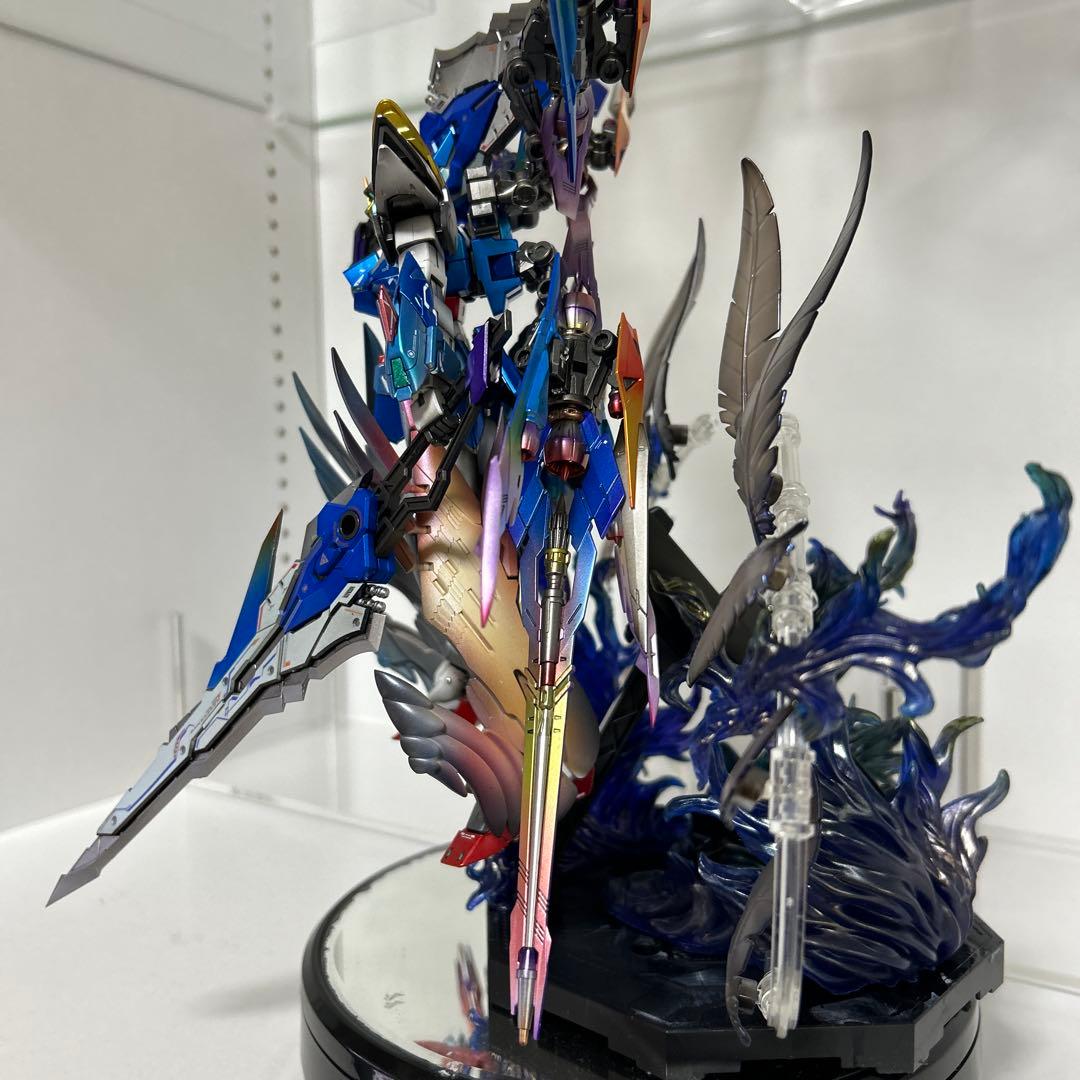 ガンプラ　塗装済み完成品　ウィングガンダムゼロ ew グラデーション塗装