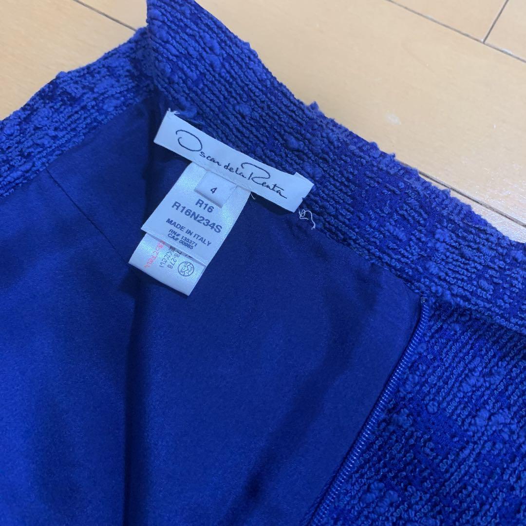 オスカーデラレンタ　Oscar dela Renta シルク混スカート