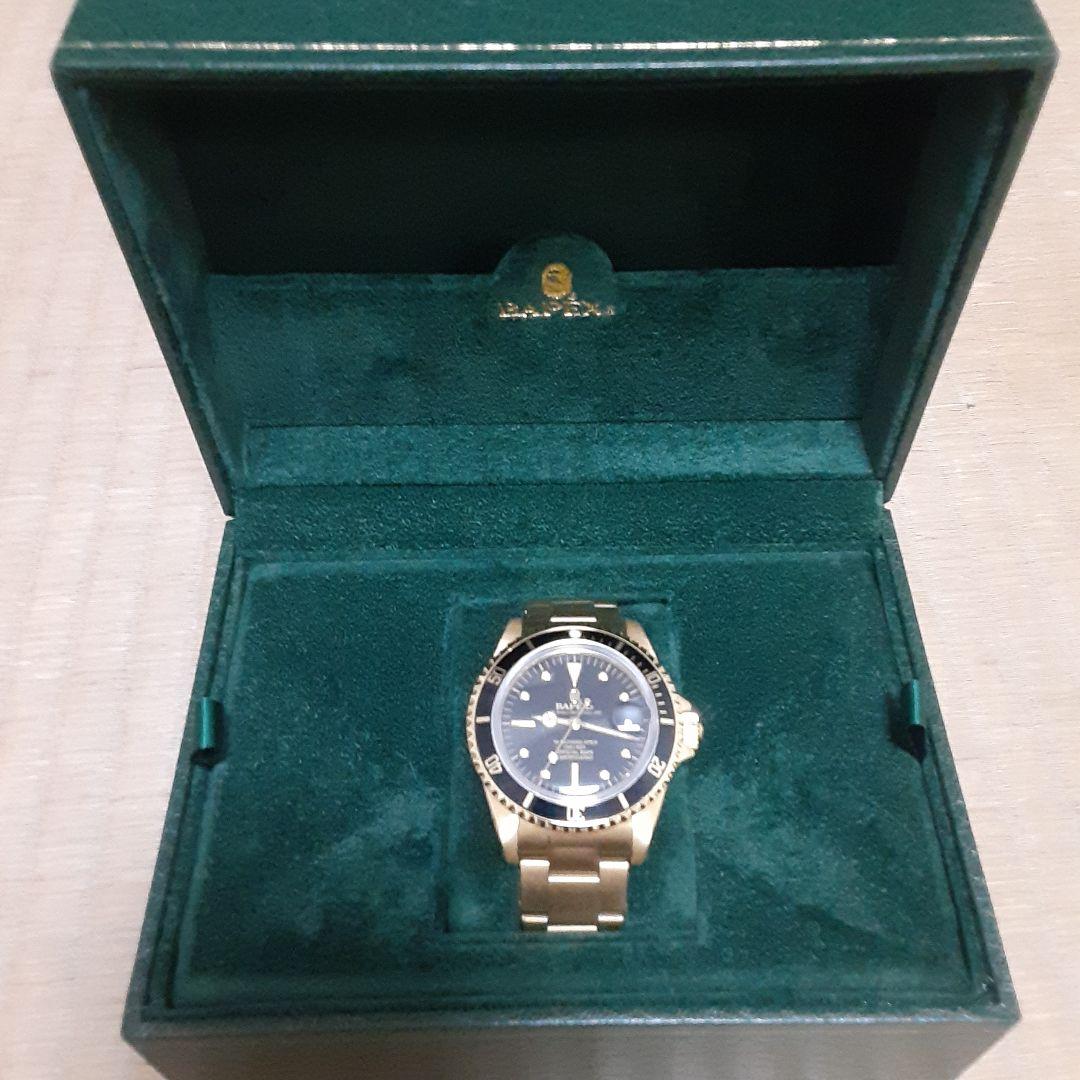 BapeX 金黒 自動巻き 時計