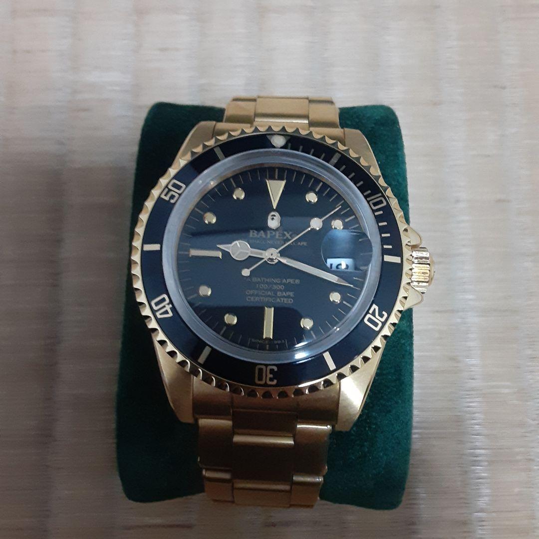BapeX 金黒 自動巻き 時計