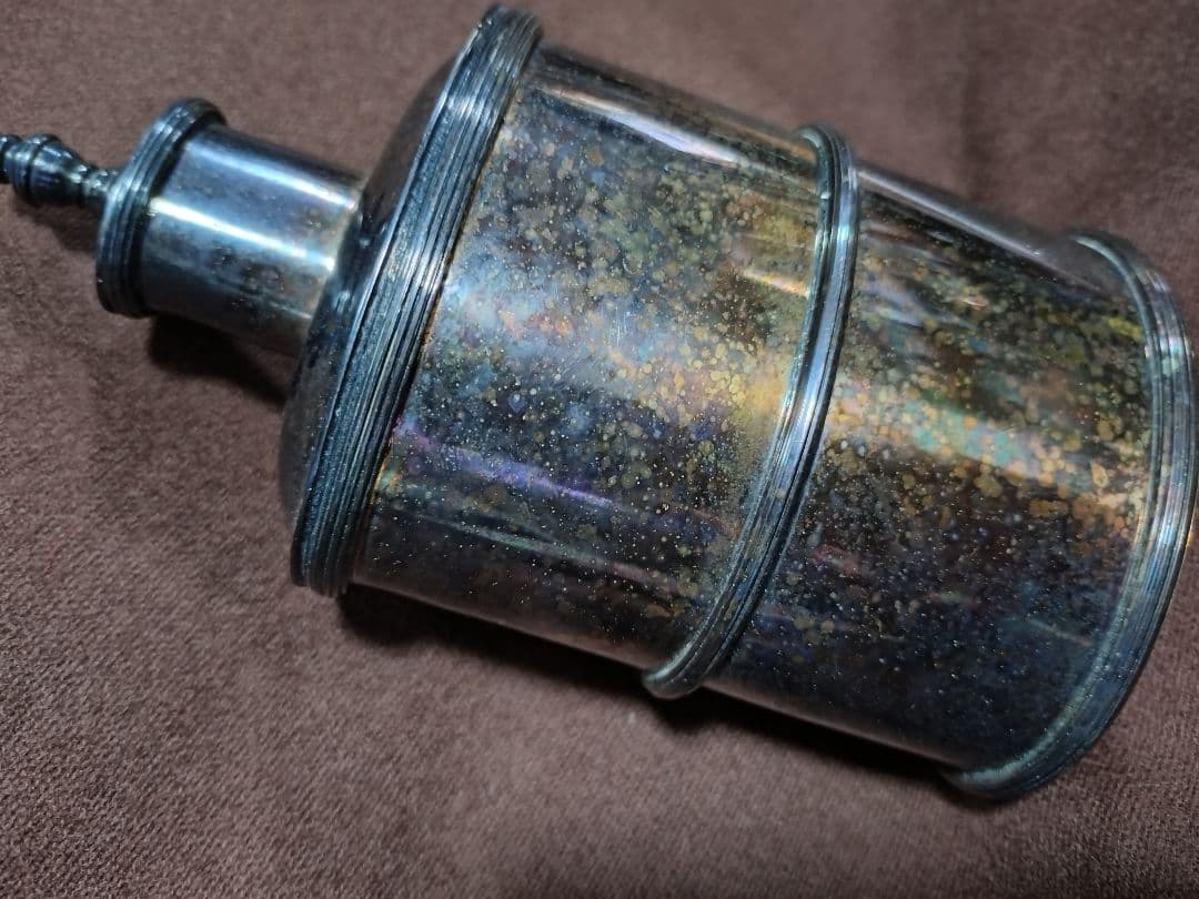 MNAA　ポルトガル　国立古美術博物館　シルバー金属製円筒形工芸品