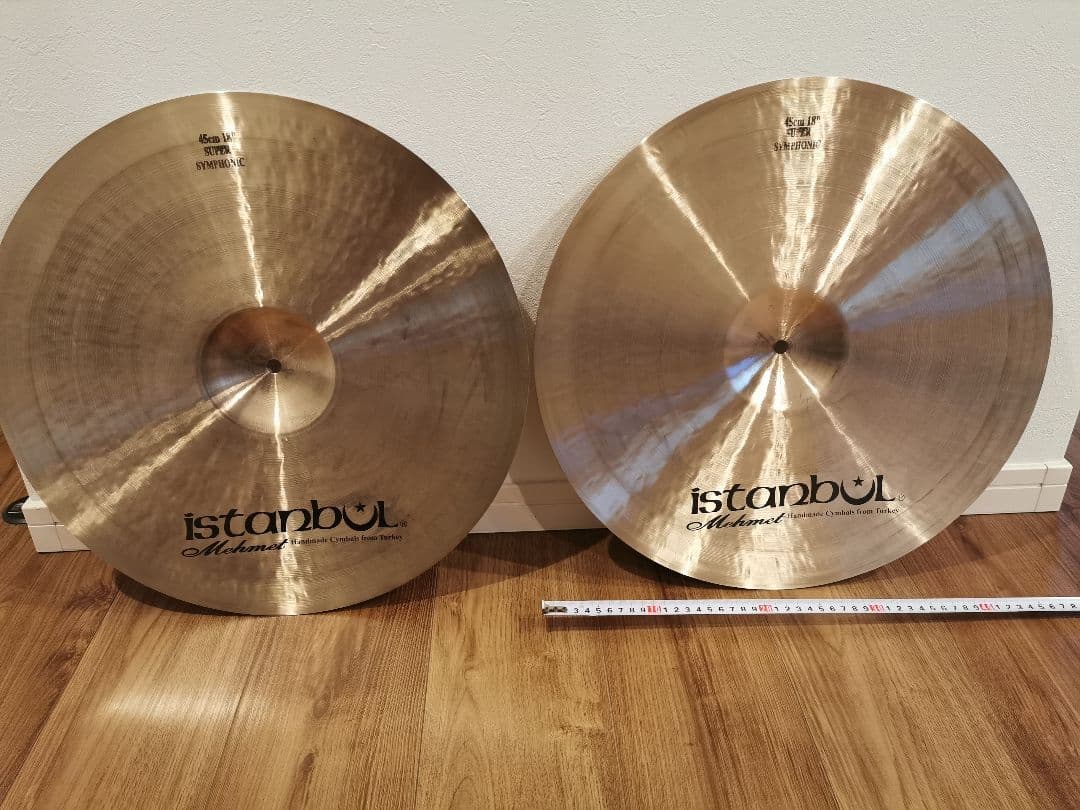 イスタンブールメメット 合わせシンバル 18インチ 手皮付き istanbul