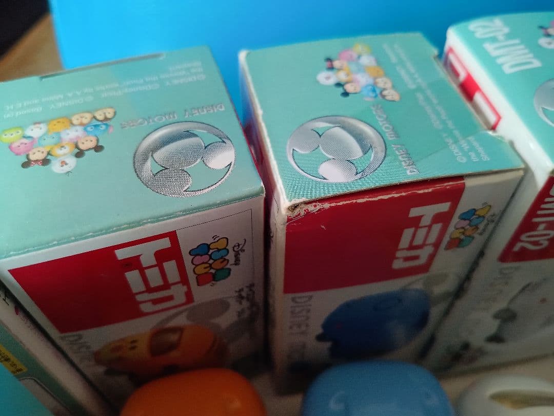 ディズニー ミニカーセット トミカ　まとめ売り　15台　中古　箱あり