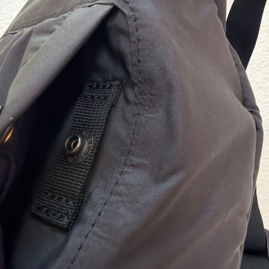 DANTON ダントン ポリエステルタフタ スリングバッグ ブラック