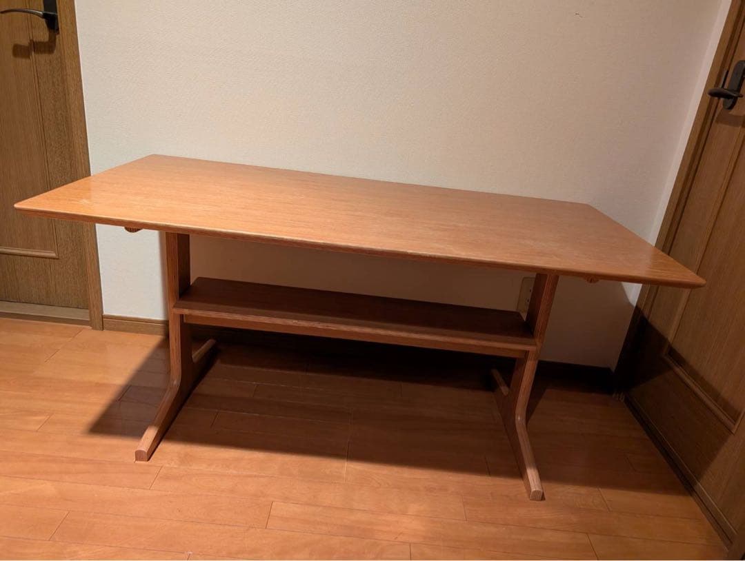 ■送料込■無印良品 MUJI ダイニング リビングテーブル デスク机木製家具
