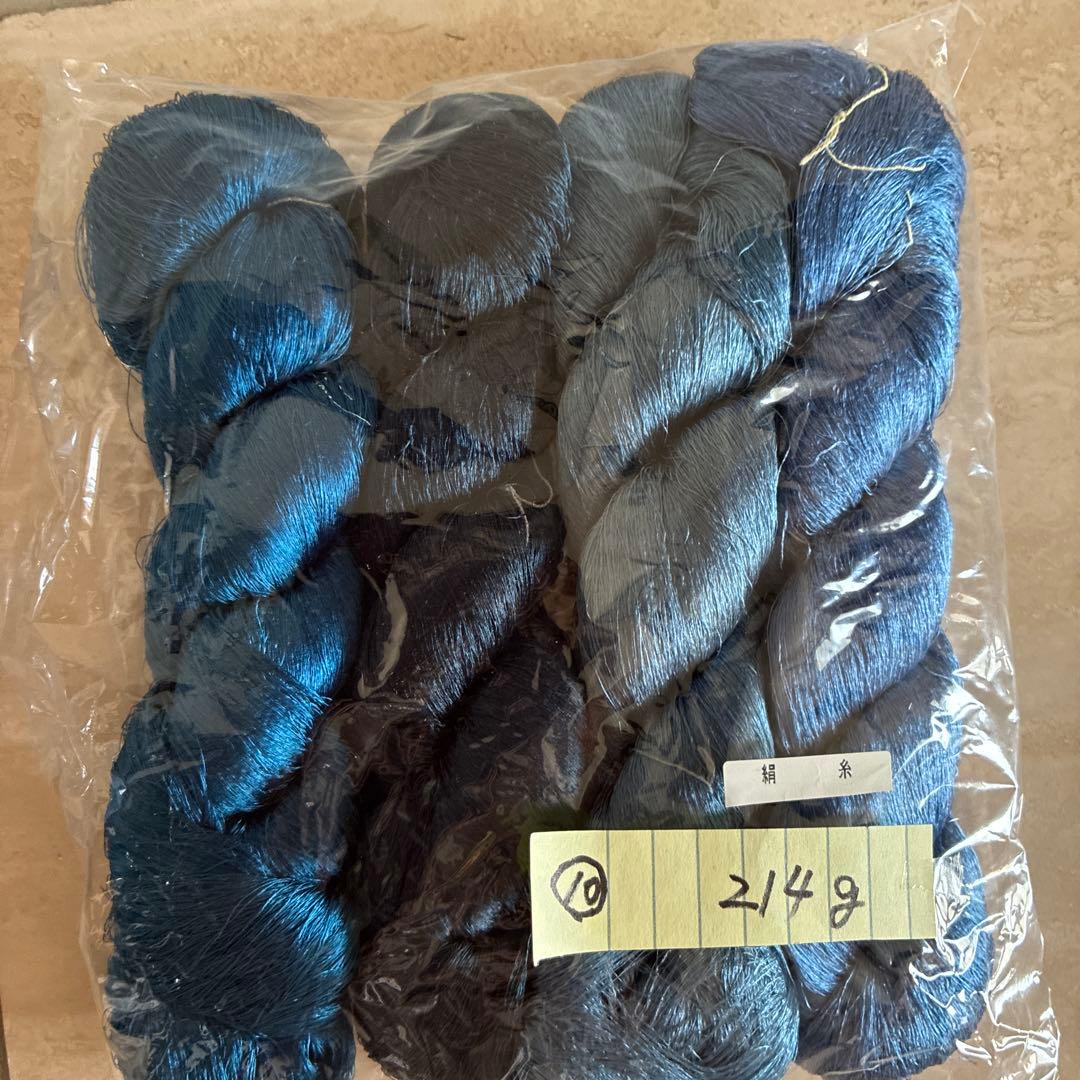 織物用絹糸です