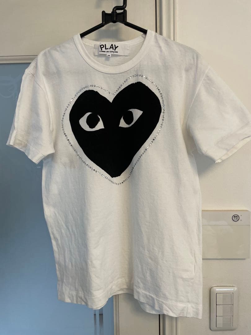 プレイ　コムデギャルソン　ラインストーン　 Tシャツ