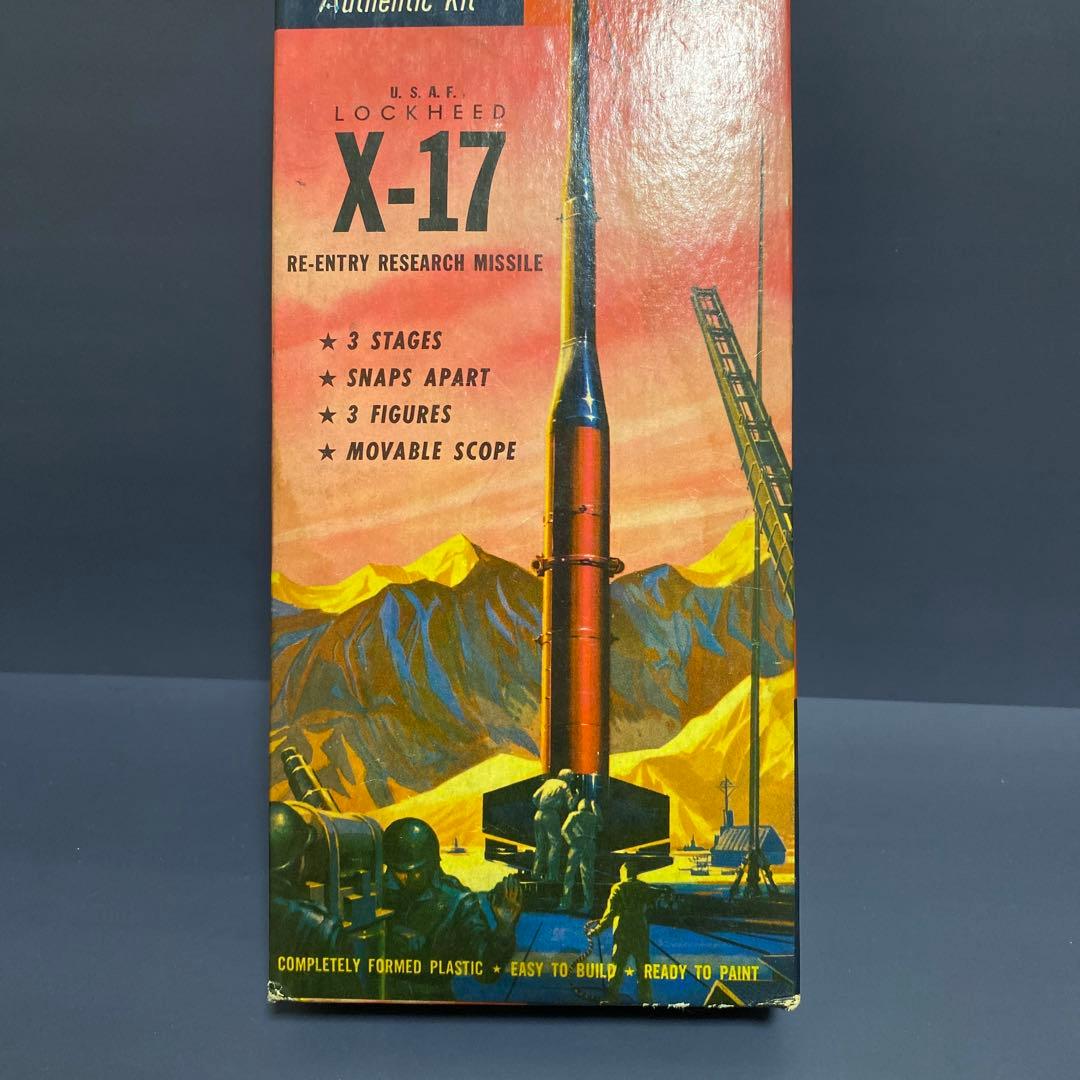 デッドストック USA製 Revell X-17ロケットプラモデル ヴィンテージ