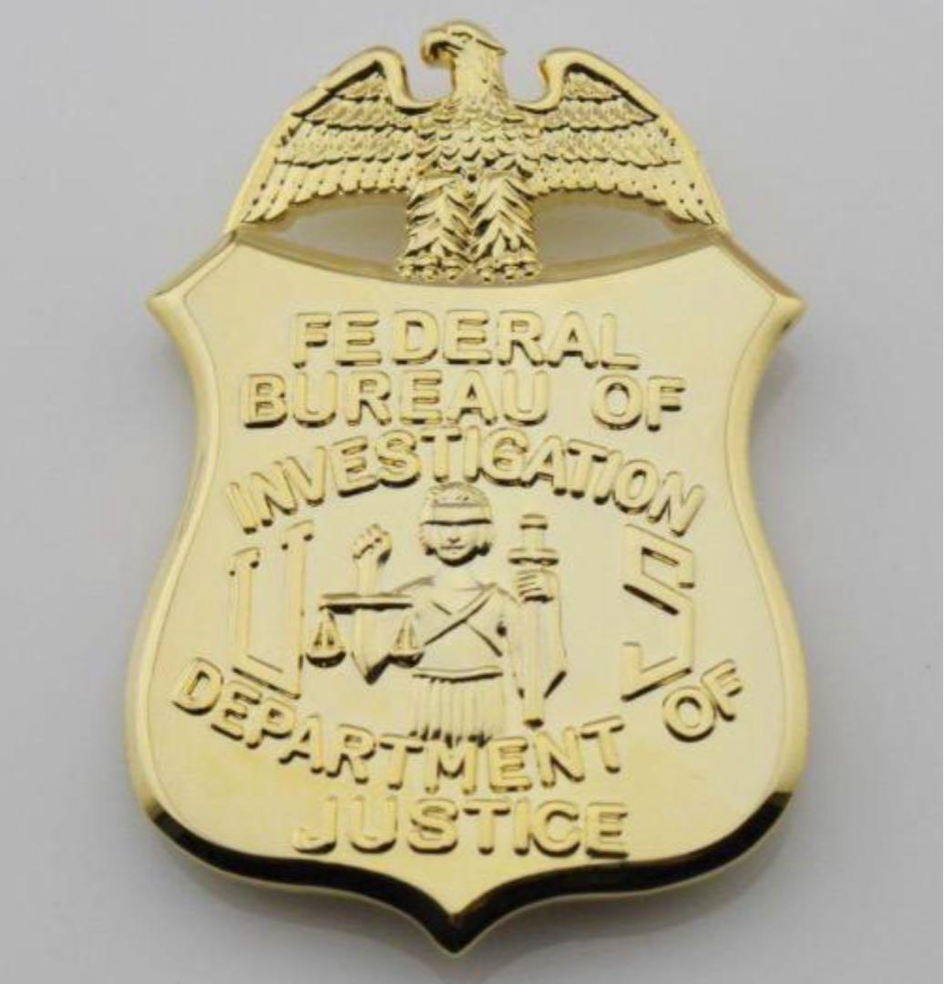 アメリカFBI 連邦捜査局 バッジ+ケース