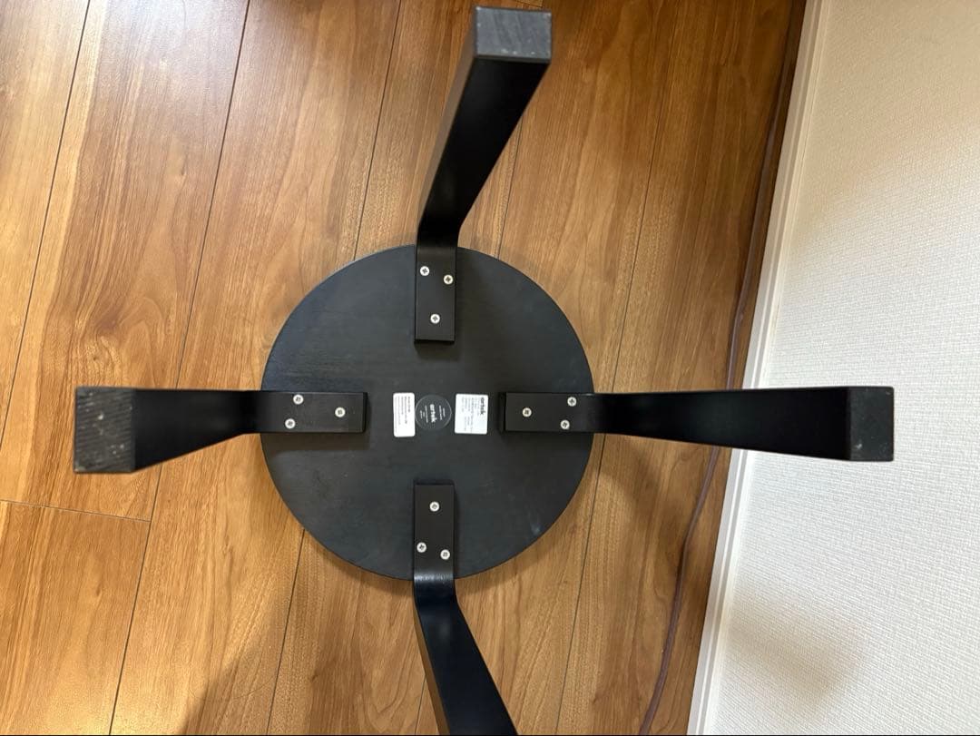 【最終価格】Artek スツール E60 ブラック ラッカー 4本脚