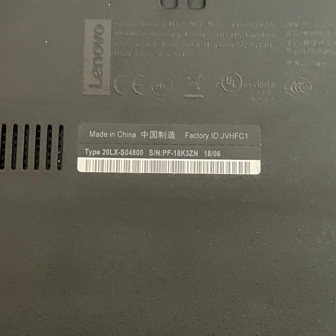 ThinkPad Win11 8世代i5/RAM8GB/SSD256GB 2