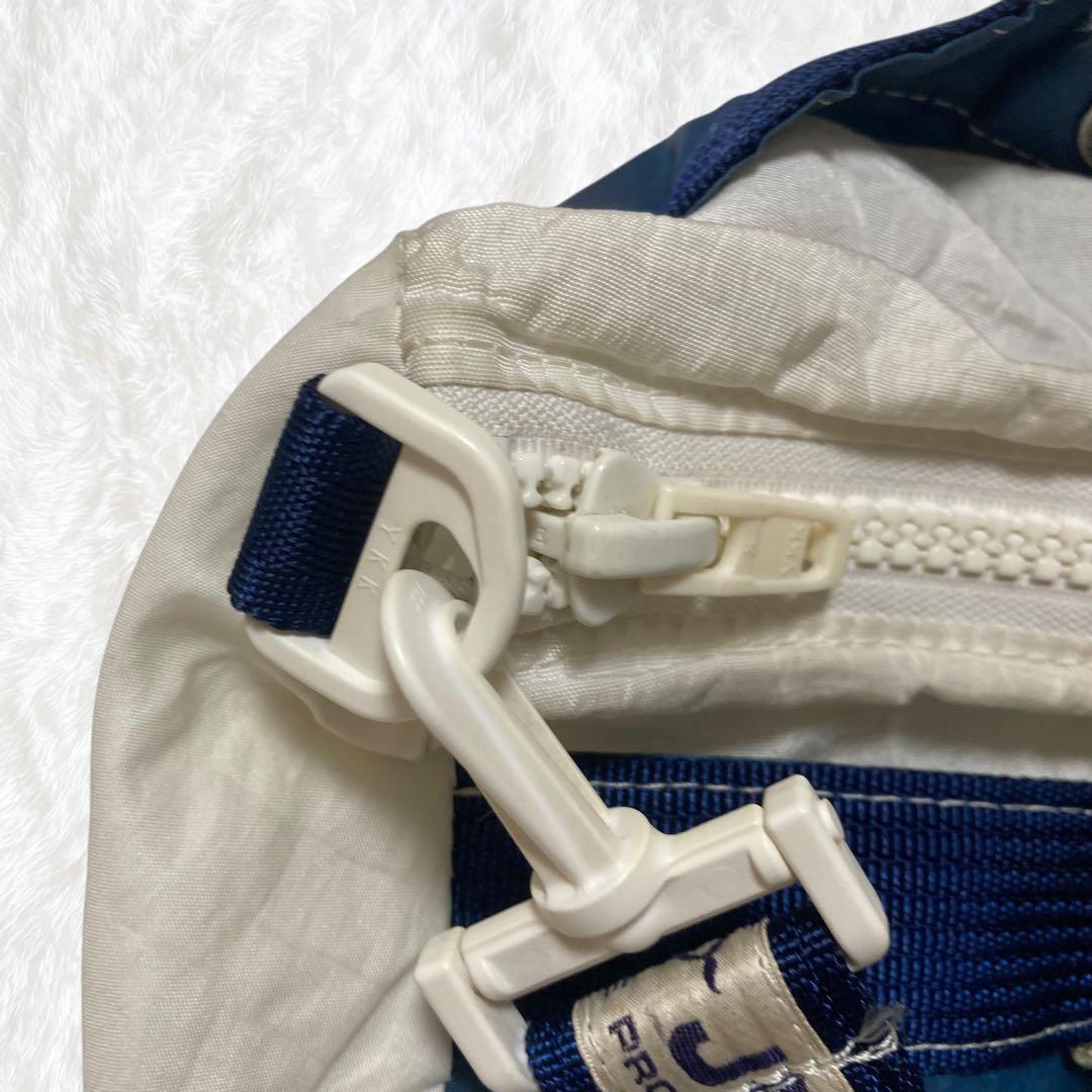 JIB ジブ ダッフルバッグ 2way ショルダーバッグ セイルクロス 紺 白