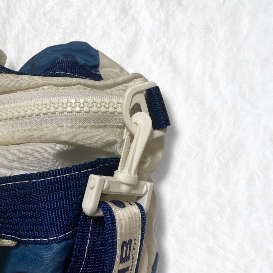 JIB ジブ ダッフルバッグ 2way ショルダーバッグ セイルクロス 紺 白