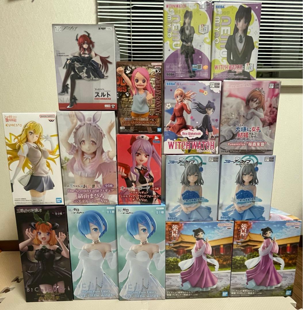 プライズフィギュア 美少女セット16箱まとめ売り