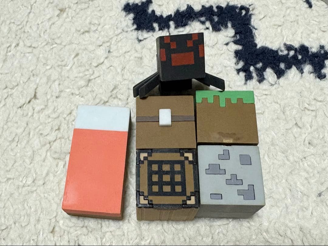 Minecraftマインクラフト マイクラ フィギュア まとめ売り 収納ケース