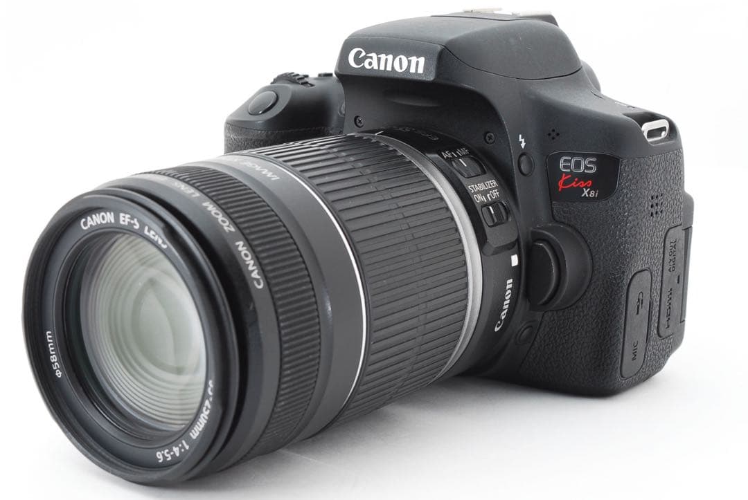 一眼レフカメラCanon EOS Kiss X8i 標準&望遠ダブルレンズセット