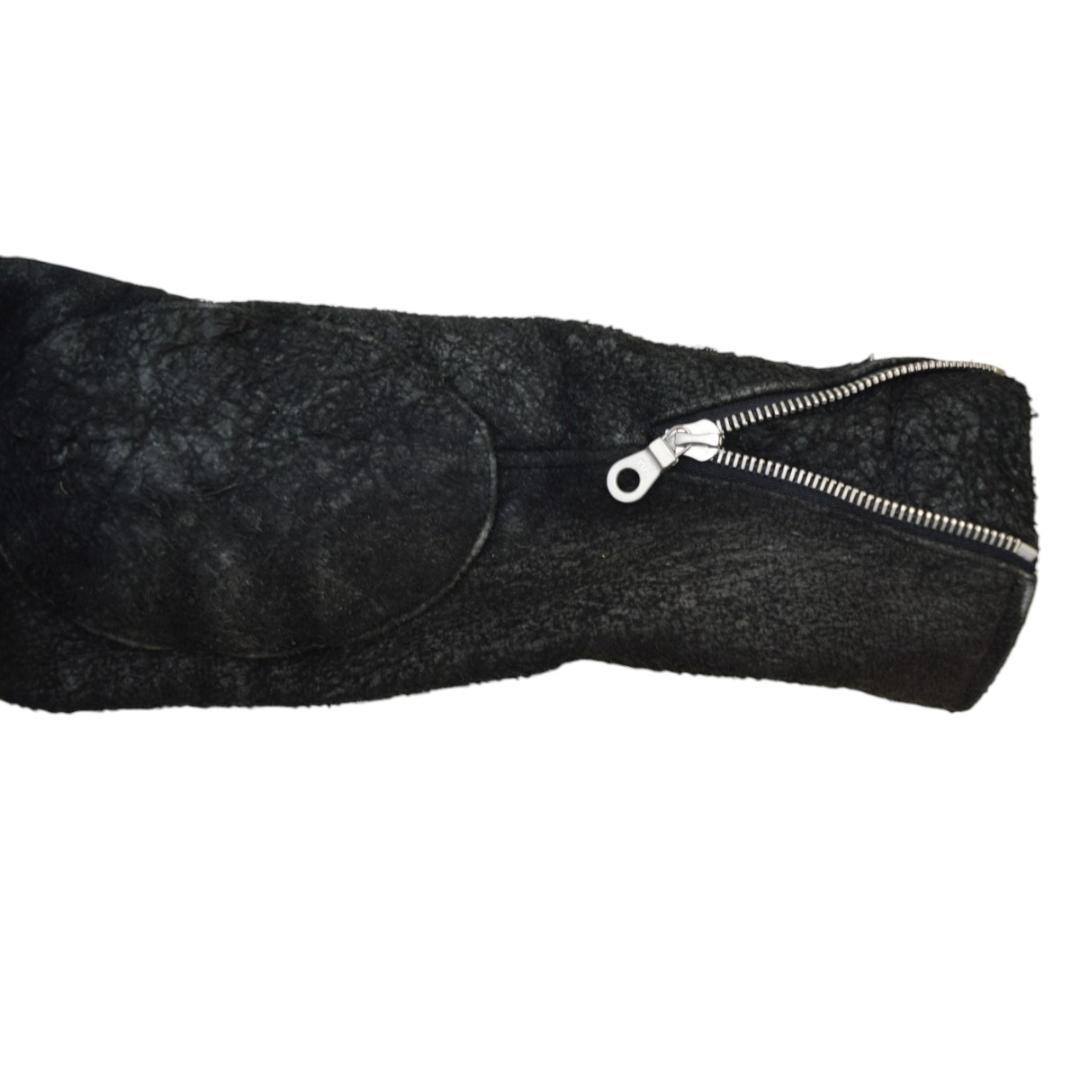 バックボーン BACK BONE ホーススウェード シングルライダースジャケット